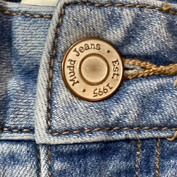 Mudd Flare Women's Light Blue Jeans Stretch Size 7 Junior - Picture 9 of 14